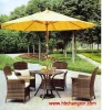 Modern design outdoor rattan furniture/ garden rattan table and chair
