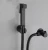 Import Modern Matte Black Brass Toilet Single Cold Bidet Sprayer Set High Pressure Shattaf Handheld Water Rinse from China