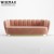 Import Modern Pink Style Restaurant Booth Furniture Set Light Luxury Seating Booth Sofa Flower Shape Restaurant Sofa from China