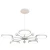 Import Modern simple matte white aluminum iron material shade hanging decorative fixture chandeliers pendant lights led from China