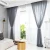 Import Modern simple solid color gray cotton and linen window yarn from China