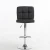Import Modern Square PU Leather Adjustable Bar Stools with Back from China