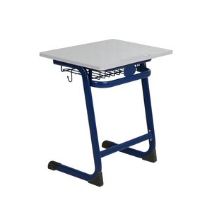 Modern student school desk and chair of school classroom set / desk for single school