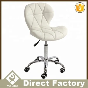 Modern white leather swivel chairs comfortable used pedicure chairs