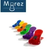 Morez 6pcs  high quality plastic memo clips magnetic bag clips