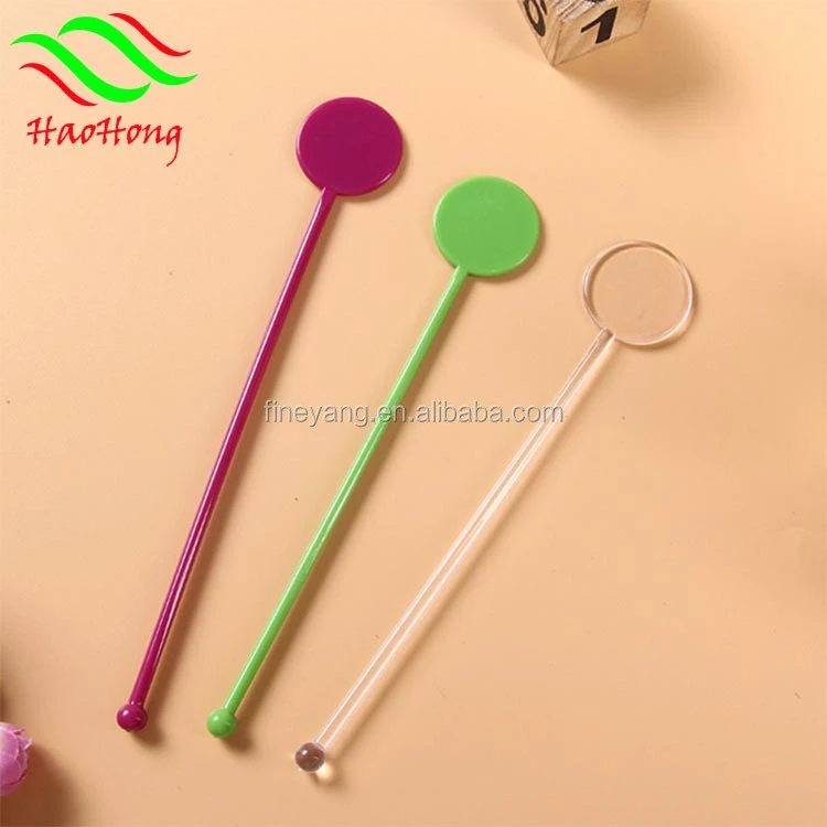 Most popular color changed good quality OEM led cocktail stirrers