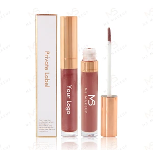 Ms Makeup Oem Waterproof Customized Plump Glossy Vegan Nude Clear Glitter Custom Logo Vendors Private Label Lipgloss Lip Gloss