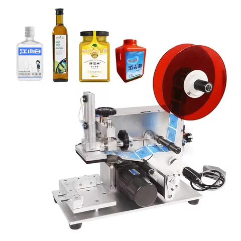 Buy Mt-60 Desktop Semi Automatic Flat Labeling Machine Labeler Plane ...