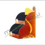 MT Wholesale 2 Tier Plastic Black Acrylic Counter Coffee Drink Display Rack