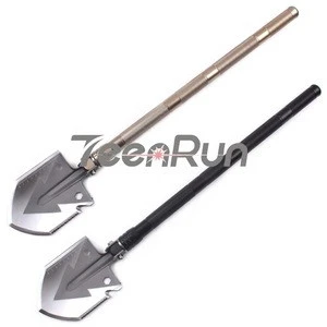 Multi tool military foldable shovel for camping or outdoor survival emergency shovel