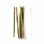 Multipurpose high quality bubble tea eco friendly coffee stirrer reusable bamboo drinking straws