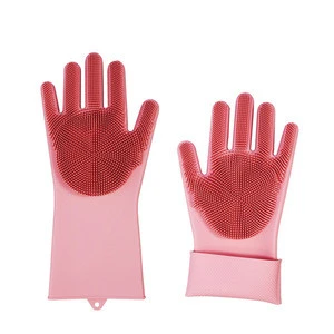 Multipurpose - Kitchen Magic Ssak 100% Silicone Scrubber Cleaning Gloves