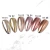 Import Nail Art Gold Series Nail Powder Glitters Solid Silver Rose Gold Glitter Chrome Pigment Dust Shimmer Bling Flakes Decorations from China