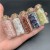 Natural crystal quartz chips tiny bottles gemstone stone bottle with reki healing crystal chips inside crystal craft