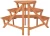 Import Nature wood flower pot display rack for yard Plant pot holder from China