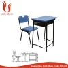 New and cheap school furniture fixed single school desk and school chair