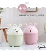 New Arrival Office use mini trash can plastic desk garbage bin waste bin