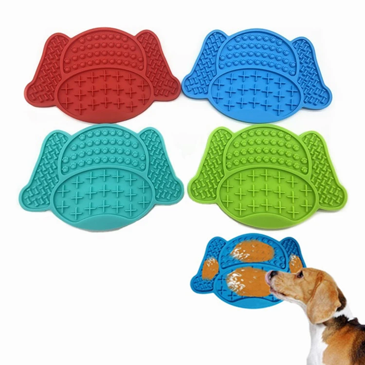 New Arrived Silicone Dog Food Mat Slow Feeder Bath Washing Distraction Pet Dog Lick Mats