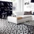 Import new design 200x200 black and white bathroom decorative ceramic floor tiles from China