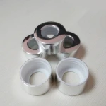 New design 24/410 28/410 cosmetic aluminium metal screw cap with hole