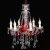Import New design 6 arms acrylic chandelier pendant lighting wedding crystal chandelier light  NS-120023 from China
