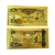 Import New design eagle pattern gold foil envelop packaged gold foil plated banknote craft custom from China