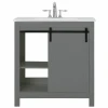 New Design Easy Cleaning Flat Pack Sliding Door PVC Bathroom Vanity For Home Furniture