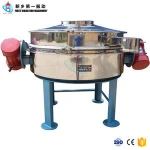 New design flow thru sifter with open bottom discharge port from China flow through vibrating screen