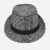 Import new design hats plaid wide brim fedora hats men from China