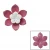 Import NEW Design Round Flower Shaped Metal Art Wall Decor from China