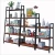 Import New Design Wooden home furniture  Shelf Storage Garden Metal Frame Shelf Storage Bookshelf from China