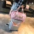 Import New Fashion Pink Letter Large Capacity Sport Gym Outdoor Luggage Travel Bags Duffel Bag With Shoe Compartment from China