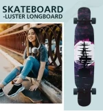 New High Quality Professional Longboard Four PU Wheel Skateboard