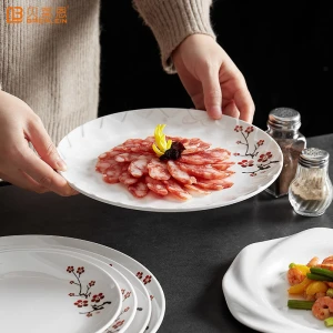 New made in China plastic 100% melamine tableware selling high-quality products restaurant school tableware sets