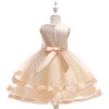 New One Piece Baby Girl Dresses Floral Party Dress Design