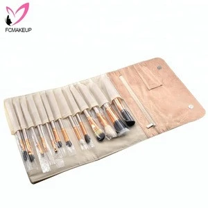 New Private Label Make Up Brush 12 Pieces Bling Makeup Brush Fashion Rosa Gold Color