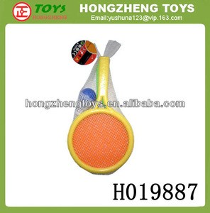 New product made in china beach kids tennis set,kids funny outdoor summer beach tennis play set toy for wholesale H019987