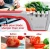 Import NEW professional ceramic chef knife & Scissor blade sharpening stone tools kitchen accessories 4 stage kitchen knife sharpener from China
