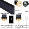 New Sale Solar Flashlight Multifunction Glare Charging Car Emergency Hammer  Seatbelt Cutter Led Explosion-Proof Flashlight