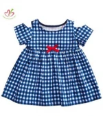New Style Baby Ruffle skirt gingham girl skirt