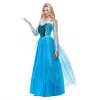 New style dress  for adult elsa princess dress wholesale cosplay costume