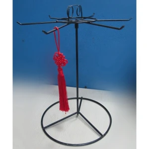 New stylish hook rotatable vertical stand durable strong metal display stand