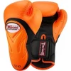 New Twins Special Orange Black Martial Arts Sport Muay Thai Boxing Gloves