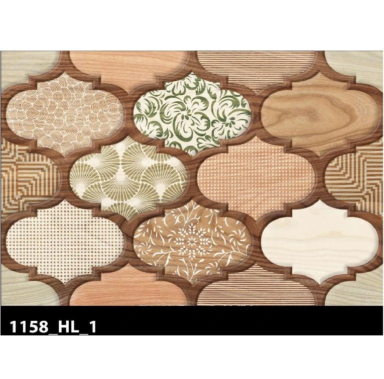 Newest Glazed Wall Porcelain Ceramic Tiles , 300 x 450 mm Wall Tiles