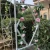 Ningbo Easy Garden Supplies Outdoor Diamond Decoration Removable Plastic Coated Steel Pipes Garden Arch Gates without bench