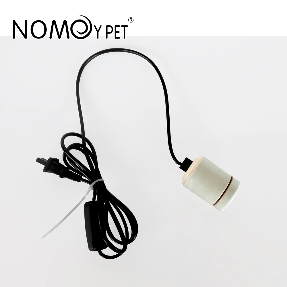 NOMOYPET Hot Sale E27 Ceramic Lamp Holder For Reptile Lizard Snake Gecko