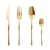 Import Nordic brushed tableware Hotel supplies Titanium cutlery stainless steel cutlery from China