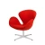 Import Nordic designer living room or meeting room leisure swivel leather chair from China