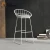 Import Nordic INS hot sell modern indoor metal low back bar chair from China