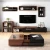 Import Nordic living room center table modern  solid wood bedroom TV cabinet coffee table combination set small apartment home from China